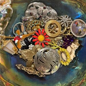 Lot / bag of Brooches / Pins